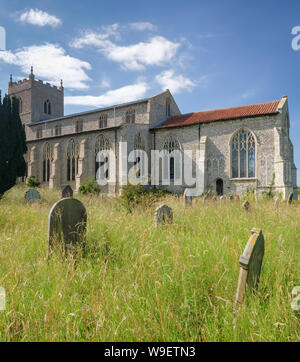 Maria, die Jungfrau, Wiveton, Norfolk Stockfoto