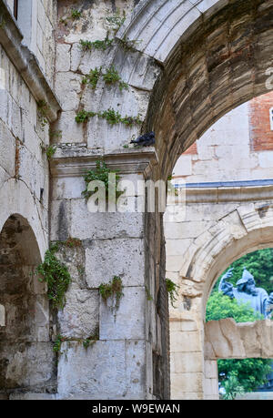 Straßen der Stadt Split. Kroatien Stockfoto