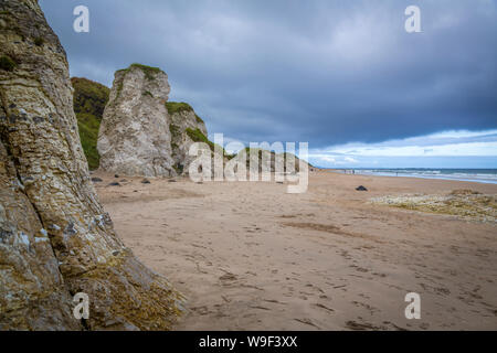 White Rocks Sandstrand in der Nähe von Portrush, Co Antrim Stockfoto