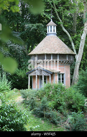 Atelier de Camille Corot. Les Etangs De Corot. Ville d'Avray. / Camille Corot Werkstatt. Teich von Corot. Ville d'Avray. Stockfoto