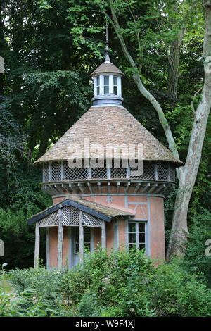 Atelier de Camille Corot. Les Etangs De Corot. Ville d'Avray. / Camille Corot Werkstatt. Teich von Corot. Ville d'Avray. Stockfoto