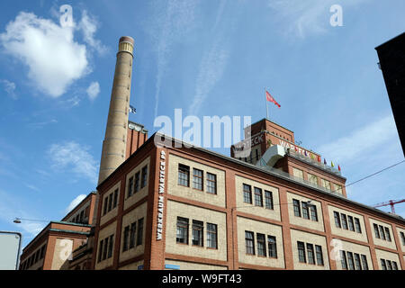 Eine allgemeine Ansicht der Werkraum Warteck, einer ehemaligen Brauerei, verwandelt in Arbeitsbereiche für kreative Basel der Gemeinschaft Stockfoto