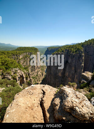 Tazi Canyon in Antalya an einem sonnigen Tag Stockfoto