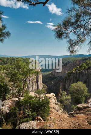 Tazi Canyon in Antalya an einem sonnigen Tag Stockfoto