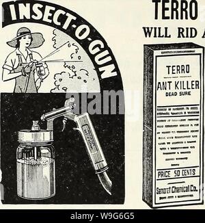 Archiv Bild ab Seite 123 von Currie's Garden jährlichen Frühling. Currie's Garten jährliche: Frühjahr 1936 61 Jahr curriesgardenann 19 curr 2 Jahr: 1936 (Seite 114 CURRIE BRÜDER CO., Milwaukee, Wis. E - Z - BOS FLIEGEN UND INSEKTEN KILLER eine Kombination Spray, das tötet Fliegen, Läuse, Milben und Bakterien auf Rinder. Es ist der höchst raffinierten Insektizid Öle hergestellt und ist Guar-anteed zu zerstören, die Fliegen und halten Sie ihr Lager den ganzen Tag. Leicht mit einem Sprühgerät anwenden; es ist nicht notwendig, die nassen Haare. Es ist ein Edelstahl Öl, die nicht abfärben oder Mat das Haar. Ställe und Geflügel Haus mit E-Z gesprüht - Bos auf Stockfoto