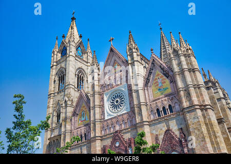 Berühmte Allerheiligsten Tempel in Guadalajara (Templo Expiatorio del Santisimo Sacramento) Stockfoto