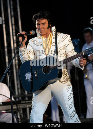 Gordon Hendricks aka Elvis Presley Stockfoto