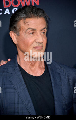 LOS ANGELES, USA.: Sylvester Stallone bei der Premiere von '47 Meter nach unten: Uncaged" im Regency Dorf Theater. Bild: Paul Smith/Featureflash Stockfoto