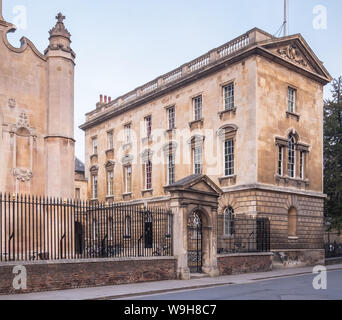 Peterhouse von der Trumpington Street, Cambridge Stockfoto