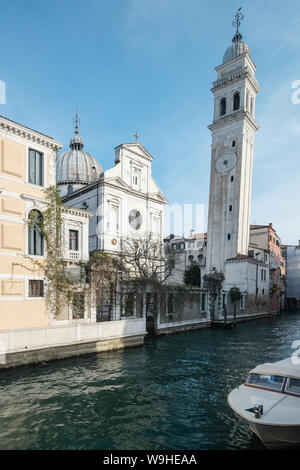 Die Kirche San Giorgio dei Greci, Venedig Stockfoto