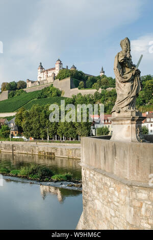 Die Festung Marienberg, Würzburg Stockfoto