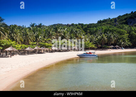 Kleine Bungalowanlage Ngoc Suong, in Cam Ranh Bay, South China Sea, Nha Trang, Vietnam, Asien, 30074701 Stockfoto