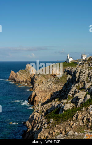 Camaret-sur-Mer. Pointe de Toulinguet, Halbinsel Crozon. Finistère. Bretagne. Frankreich Stockfoto