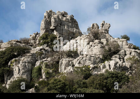 Europa, auf der Iberischen Halbinsel, Spanien, Andalusien, El Torcal de Antequera, 30074324 *** Local Caption *** Europa, auf der Iberischen Halbinsel, Spanien, Andalusien, El Torcal de Antequera, Na Stockfoto
