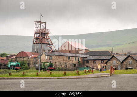 Big Pit National Coal Museum, Blaenavon, Kreuzfahrten, South Wales, GB, UK Stockfoto