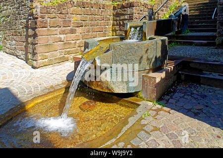 Kandelschussbrunnen, Kandelbach Stockfoto