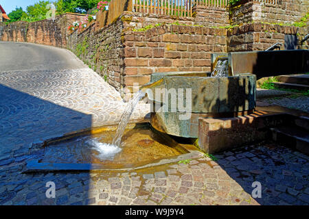 Kandelschussbrunnen, Kandelbach Stockfoto