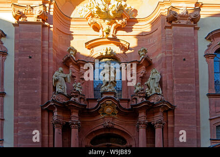 Augustinerkirche, Eingang, Portal Stockfoto