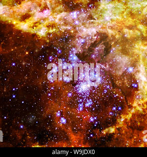 Universum Szene mit Planeten, Sterne und Galaxien im Weltraum. Elemente dieses Bild von der NASA eingerichtet Stockfoto