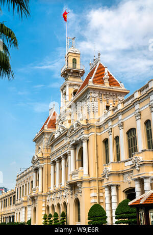 Saigon Stadt Halle in Vietnam. Stockfoto