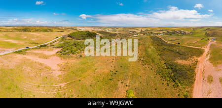 Roling Hügel, Vila do Bispo, Algarve, Portugal, 30071441 *** Local Caption *** Landschaft, Feld, Wiese, Frühling, Luftbild, Stockfoto