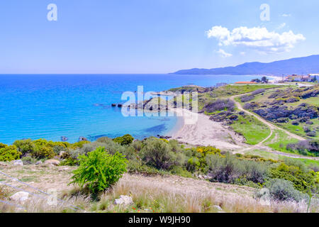 Strände der Halbinsel Sithonia in Chalkidiki, Griechenland Stockfoto