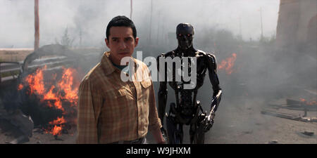 Terminator: dunkles Schicksal ist eine bevorstehende amerikanische Science-Fiction-Film unter der Regie von Tim Miller, mit einem Drehbuch von David Web, Justin Rhodes und Billy Ray aus einer Geschichte von James Cameron, dieses Foto ist nur für den redaktionellen Gebrauch bestimmt und unterliegen dem Copyright der Film Company und/oder der bezeichneten Fotograf durch den Film oder die Produktion Firma zugewiesen. Stockfoto