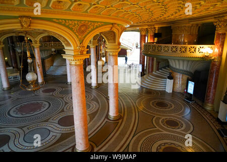 Innenraum der Rumänischen Athenaeum, eine Konzerthalle im Zentrum von Bukarest, Rumänien Stockfoto