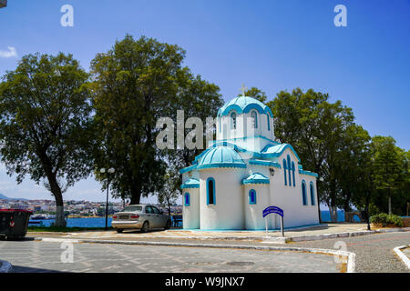 Heiligen Nikolaos Kapelle in Nea Artaki (Chalcis) Euböa Griechenland Stockfoto