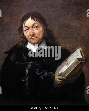 René Descartes (1596-1650), Porträt Malerei von Jan Baptist Weenix, 1647-1649 Stockfoto