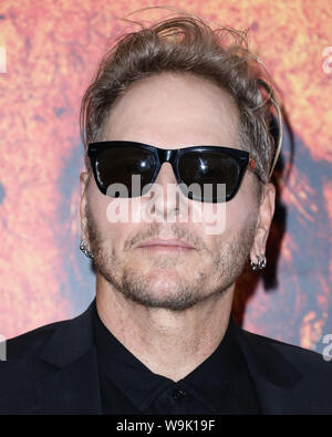 Hollywood, Vereinigte Staaten. 13 Aug, 2019. HOLLYWOOD, LOS ANGELES, Kalifornien, USA - 13. August: Schlagzeuger Matt Sorum kommt an der Los Angeles Premiere von "ZZ Top:, dass Little Ol' Band aus Texas' an ArcLight Kinos Cinerama Dome am 13. August 2019 in Hollywood, Los Angeles, Kalifornien, USA. (Foto von David Acosta/Image Press Agency) Quelle: Bild Presse Agentur/Alamy leben Nachrichten Stockfoto