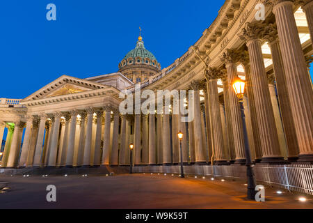 Kasaner Kathedrale, St. Petersburg, Russland, Europa Stockfoto