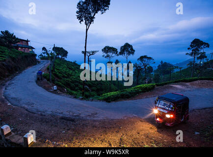 Tuk Tuk, Haputale, Sri Lanka, Asien Stockfoto