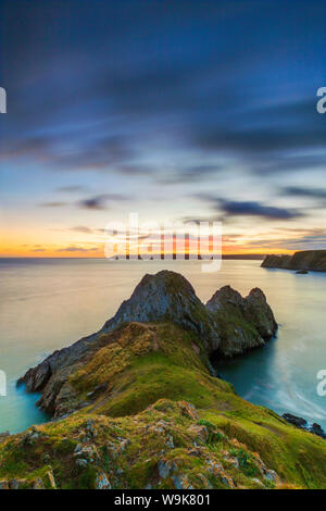 Three Cliffs Bay, Halbinsel Gower, Swansea, Wales, Vereinigtes Königreich, Europa Stockfoto