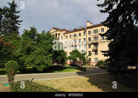 Minsk, Weißrussland - 13. Jun 2015. Das Gebäude in Minsk, Weißrussland Stockfoto