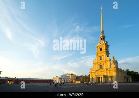 Die Peter und Paul Festung auf der Newa St. Petersburg Russland Stockfoto