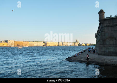 Die Peter und Paul Festung auf der Newa St. Petersburg Russland Stockfoto