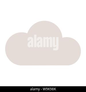 Musik Streaming Service Symbol auf weißem Hintergrund. Sound cloud computing, Online Media Streaming, online-Song, Audio wave. Vector Illustration Stockfoto