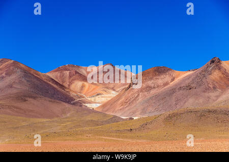 Vulkanische Landschaft von desierto Salvador Dali: Salvador Dali Wüste, auch als Dali Tal Valle de Dali, ein extrem kargen Tal bekannt Stockfoto