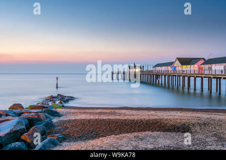 Southwold Pier, Southwold, Suffolk, England, Vereinigtes Königreich, Europa Stockfoto