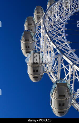 London Eye, London, England, Vereinigtes Königreich, Europa Stockfoto