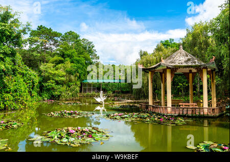 See an der Cam Ly Wasserfall in DaLat, Vietnam Stockfoto