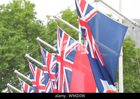 Union Jack Flagge Großbritannien Stockfoto