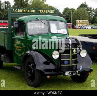 1949 Bedford MLD-Lkw in der Lackierung von A.C. Devine und Sohn fotografiert an der Alton Bus Rallye & läuft Tag 2019 Stockfoto