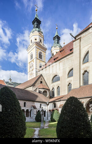 Brixen Dom oder Duomo di Brxien in Italien. Stockfoto