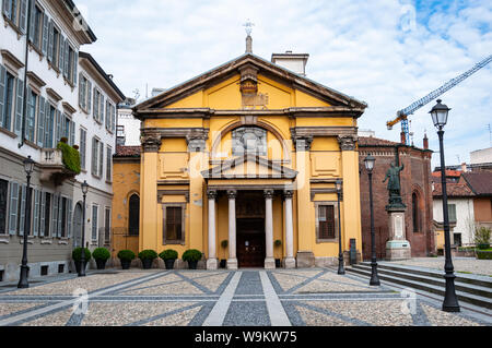 Mailand, Italien - 25 April 2013: Die Kirche von Santa Maria Podone ist ein Ort der griechischen orthodoxen Gottesdienst in Mailand an der Piazza Borromeo 6 befindet sich in der hist Stockfoto