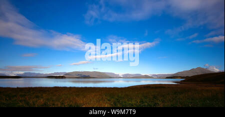 Lagune, Breidamerkurjokull Gletscher Vatnajökull. Island. Stockfoto