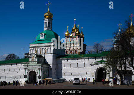 Die Heilige Dreifaltigkeit Saint Serguis Lavra in Sergiev Posad, Russland Stockfoto