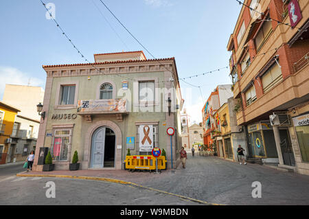 Städtischen archäologischen und paläontologischen Museum in Rojales, einem Dorf in der Provinz Alicante und der Autonomen Gemeinschaft von Valencia, Spanien Stockfoto