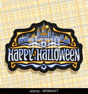 Vektor logo für Halloween Urlaub Stock Vektor